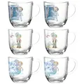 Produktbild: LEONARDO HOME Bambini Avventura Tassen-Set 6-teilig - Kinderbecher mit Motiv aus dickwandigem Glas - Inhalt 280 ml - mikrowellengeeignet, robust - 6er Set mit verschiedenen Motiven, 023683