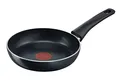 Produktbild: Tefal C27802 Generous Cook Bratpfanne 20 cm | Antihaftversiegelung | Thermo-Signal | Thermo-Fusion-Boden für alle Herdarten Induktion | tiefe Form | Schwarz