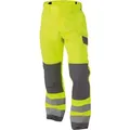 Produktbild: DASSY® Manchester Zweifarbige Multinorm Warnschutz Bundhose mit Kniepolstertaschen - neongelb/grafitgrau - 42