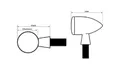 Produktbild: HIGHSIDER Flight LED Lenkerendenblinker