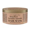 Produktbild: OGX Brazilian Keratin Smooth Hair Mask feuchtigkeitsspendende Haarmaske mit Keratin Protein für krauses, lockiges, welliges Haar, 300ml
