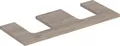 Produktbild: Geberit ONE Waschtischplatte, Ausschnitt 2-fach, für Aufsatzwaschtisch Schalenform, 120x3x47cm, 505.335.00.6
