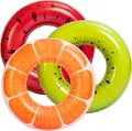 Produktbild: UE Stock Schwimmring 3 St Aufblasbare Schwimmringe für Erwachsene Sommerfrucht-Design, für sommerliche Stimmung