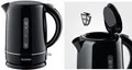 Produktbild: SEVERIN Wasserkocher WK 4322, schwarz Leistung: 2.200 Watt, Füllmenge: 1,7 Liter, Deckel mit - 1 Stück (WK 4322)