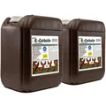 Produktbild: 2x 10L B-Carbolin Holzlasur Zaunfarbe Farbe Braun Holzfarbe Lasur  20L