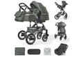 Produktbild: Bronea Kombi-Kinderwagen EXQUISE 2.0 Kinderwagen 3in1 mit MATRATZE, BUGGY & AUTO-BABYSCHALE, NEUES HOCHWERTIGES MODELL,Wickeltasche,Regen-, Mücken- & Sonnenschutz