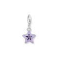 Produktbild: Thomas Sabo Charm Club Original Charm-Anhänger Stern mit violetten Steinen und Kaltemaille Recyceltes 925 Silber Kaltemail 2039-041-13