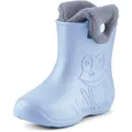 Produktbild: Ladeheid EVA Kinder Jungen Mädchen Gummistiefel Regenschuhe gefüttert Regenstiefel Gummischuhe LA-CA-04 (Hellblau, 32/33 EU)