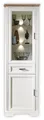 Produktbild: Innostyle Vitrine Vitrine JASMIN 1-türig - Landhausstil Pinie weiß mit Beleuchtung