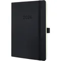 Produktbild: Sigel Wochenagenda Conceptum Liniert, 2026, Schwarz, 13.5 x 21 cm (13.5 x 21 cm, 1 Woche / 2 Seiten) (C2622)