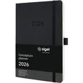 Produktbild: Wochenkalender Conceptum ca. A5 Softcover schwarz 2026