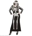 Produktbild: W WIDMANN MILANO Party Fashion - Kostüm Skelett, bodenlanges Kleid, Halloween Verkleidung Damen