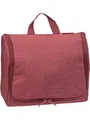 Produktbild: reisenthel toiletbag XL Twist Maroon - praktischer Kulturbeutel mit Haken, wasserabweisendes Material