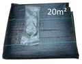 Produktbild: 20 m² Bodengewebe Vlies Unkrautvlies 150g +10 Erdanker Bändchenvlies Mulchgewebe