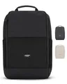 Produktbild: LARKSON Laptop Rucksack Herren & Damen Schwarz - Niklas - Notebook Backpack für Business Arbeit Uni - 16 Zoll Laptoprucksack für Reise Handgepäck - Wasserabweisend