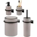 Produktbild: bremermann Bad-Accessoires-Set, Taupe, Kunststoff, 19x24.5x19 cm, Badaccessoires