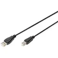 Produktbild: Digitus USB-A – USB-B Anschlusskabel, 1,8m