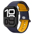 Produktbild: Spigen Nano Pop Armband Entwickelt für Apple Watch Serie 10 42mm, 9/8/7 41mm, SE2/SE/6/5/4 40mm, 3/2/1 38mm - Blaubeer Navy