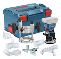 Produktbild: Bosch Professional Akku-Kantenfräse Heavy Duty GKF 18V-8 Ohne Akku mit Taucheinheit TE 600 - in L-BOXX 238 - 06016C2003
