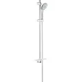 Produktbild: GROHE 110 Massage - Brausestangenset (3 Strahlarten, schnelle Befestigung, inkl. Duschablage, Antikalk- System, langlebig), chrom, 27226001