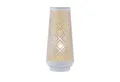Produktbild: Marrakesch Orient & Mediterran Interior Nachttischlampe Boho Deko Stehlampe Tischlampe Lampe Qantas Klein Weiss, Handarbeit
