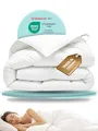Produktbild: BEFA NATUR Bettdecke Ganzjahr 240x220 cm | Primaloft Bio® - Funktionelle Mikrofaserfüllung | vegane Daunenalternative | 1220g Füllgewicht/Stück | Oeko-TEX 100 Klasse 1 | Made in Germany