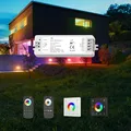 Produktbild: HEXIM 12-48V LED Controller & Fernbendienung - Smart Home & Phone Sprachsteuerung Alexa Google Assistant (modellabhängig) - 3 in 1 Controller - einfarbig RGB RGBW (V3 3CH Controller)