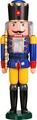 Produktbild: Nußknacker König blau groß HxBxT = 60x19x15cm NEU Weihnachten Seiffen Nutcracker