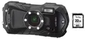 Produktbild: Ricoh WG-80 schwarz wasserdicht outdoor + Zubehörpaket: 32GB SDXC