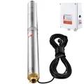 Produktbild: Uimoso Tiefbrunnenpumpe Brunnenpumpe 2200W 9,8 m³/h 144 m Externe Steuerbox