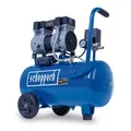 Produktbild: Scheppach Ultra Silent Kompressor HC26Si | 1100 W Motor | 8 bar Arbeitsdruck | 24 L Druckluftkessel | 230 L/min Ansaugleistung | geräuscharm & ölfrei