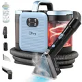 Produktbild: Olvy Teppichreiniger PRO – Nasssauger Polsterreiniger mit Dampf – 100°C Steam Cleaner – Sofa Reiniger Gerät – Polster Sauger Nass – inkl. Reinigungsmittel – 1650W – Matratzenreiniger