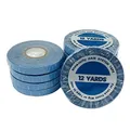 Produktbild: ShowJarlly Doppelseitiges Klebeband Tape Extensions klebeband, Für Perücke & Haarverlängerungen, 1 Rolle Blau, Packband mit Lace-Ansätzen Spitze Vorne Unterstützung Bandrolle 0.8cm * 12Yard