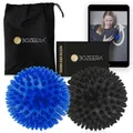 Produktbild: BOZEERA Igelball 2er Set – Stachelball Hart & Medium inkl. Video, Booklet, Tasch