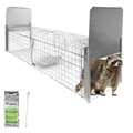 Produktbild: Lebendfalle Fuchs Lebend Garten Waschbären Katze Kaninchen Abwehr Umsiedeln Falle Marder Haus Zubehör Vertreiben Dachboden 150 x 34 x 34 Stable Petigi