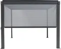Produktbild: Kurbelrollo Mirador für Basic Pergola für die 3 m Seite anthrazit