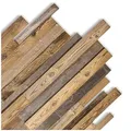 Produktbild: iWerk® – Naturbelassene Altholz Wandpaneele mit 3D-Effekt | Holzpaneele aus Europa | Einfache und schnelle Montage | Holz Wandverkleidung für Wohnzimmer, Schlafzimmer & Küche | Premium Echtholz
