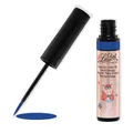 Produktbild: LaDot Wasserfester Tattoo Liner 4ml blau. Für temporäre Tattoos zum Selbstgestalten, Ausmalen und Verzieren. Vegan, tierversuchsfrei und hypoallergen. Wasserfest, hält mehrere Tage.