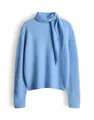 Produktbild: OPUS Damen Pullover | PARF Regular Strickpullover im Alpaka Wollmix Water Blue, 40