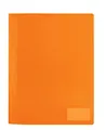 Produktbild: HERMA 19489 Schnellhefter A4 Transluzent Orange, 3 Stück, Sichthefter aus Kunststoff mit Beschriftungsetikett, Einstecktasche & Metallheftzunge, stabiles Plastik Schnellhefter Set für Schule & Büro