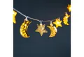 Produktbild: Lights4fun LED-Lichterkette 16er Lichterkette Mond & Sterne