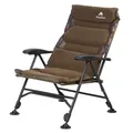 Produktbild: CampFeuer Angelstuhl Camouflage braun | Höhenverstellbarer Campingstuhl | Faltbarer Karpfenstuhl | Outdoor Travelchair für Camping, Zelten, Angeln | Fischerstuhl klappbar, Angelliege, Carp Chair