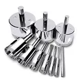 Produktbild: Diamantbohrer, (10-teiliges Lochsägen-Set), Fliesenlochschneider, Diamantsäge (Lösungsmittelwerkzeuge für Glas, Porzellan, Keramik, Granitstein) 4 – 50 mm by AniSqui