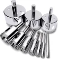 Produktbild: Glasbohrer Lochsäge, Diamant Lochsäge, Fliesenbohrer, 10 Stück, 6-50mm