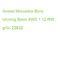 Produktbild: Amewi Mercedes-Benz Unimog Basic 4WD 1 12 RtR grün 22632 (4260768519152)