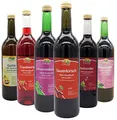 Produktbild: BLEICHHOF® Muttersäfte Probierkarton - Sauerkirschsaft 0,72L, Aroniasaft 0,72L, schwarzer Johannisbeersaft 0,72L, Holundersaft 0,72L, Cranberrysaft 0,72L, Quittensaft 0,72L (6x0,72L)
