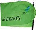 Produktbild: TravelAir® ca.50x140cm 100l Farbe:grün 3in1:Luftpumpe Packsack Strand-Kissen mit Adapter u. 3 Ventilen