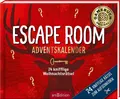 Produktbild: 24 knifflige Weihnachtsrätsel. Escape Room Adventskalender