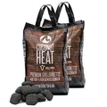 Produktbild: BBQ-Toro Coconut Heat 20 kg | Premium Kokos Grillbriketts für Longjobs, 100% Kokosnussschalen | Kokosnuss Holzkohle für Dutch Oven | Kokosnuss Briketts Grillkohle Grill Holzkohle Cocos Grillbrikett