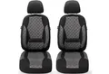 Produktbild: BREMER SITZBEZÜGE Autositzbezug für Fiat Punto Typ 199 Bj 2005-18 (TK609), Set, Schonbezüge Sitzbezüge Fahrer und Beifahrer, in Dunkelgrau/Schwarz